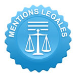 logo mentions legales bleu